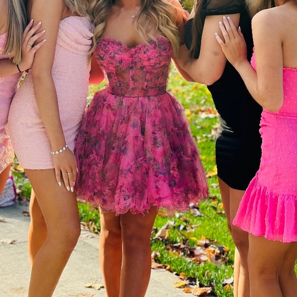 Sherri Hill Dresses & Skirts - Sherri Hill Pink Dress 55624 (without sleeves)